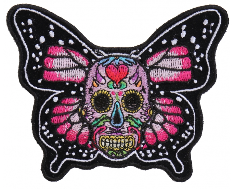 Skull Butterfly Patch